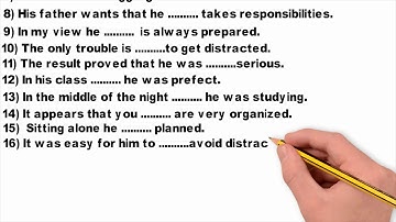 ISSB - Sentence Completion Test (SCT) Part 3