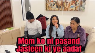 Mom ko Jasleen ki ye aadat ni pasand😳 #vlog #vihaannjasleen #jahaann