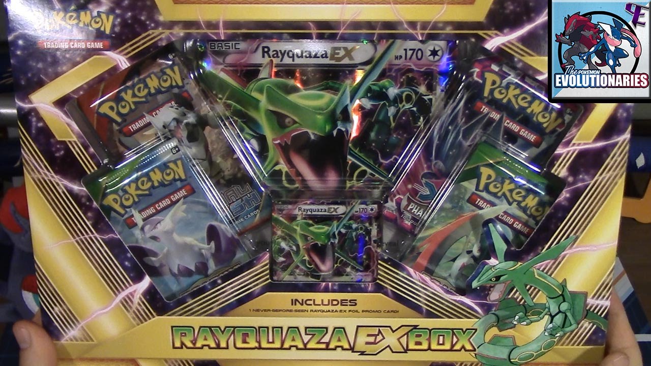 Pokemon Shiny Rayquaza Ex Box 