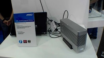 MSI Graphics Upgrade Solution - External GPU for your notebook