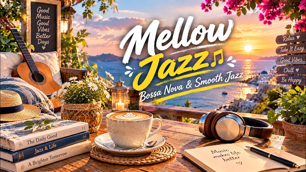 Happy Jazz Music ☕ Smooth Bossa Nova for Relaxing & Good Vibes