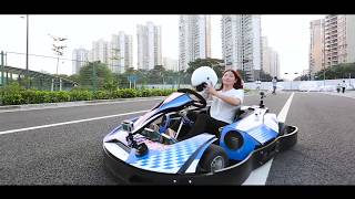 CAMMUS First Generation Electric Go-kart Road Test In Shenzhen Dengliang Metro Station
