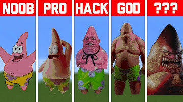 NOOB VS PRO VS HACKER Minecraft Pixel art✨Patrick Star