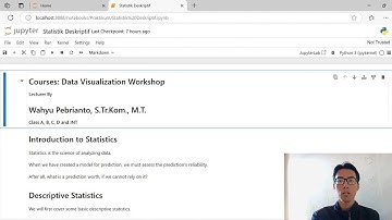 Statistik Deskriptif - Workshop Visualisasi Data