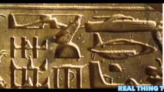 Proof of time travel Riddle of planes and helicopter found in Egyptian hieroglyphs