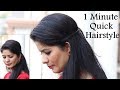 1 Minute Quick , Easy Hairstyle / Beauty And Creativity