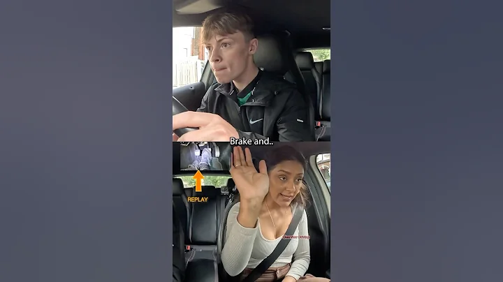 *Ben’s first EMERGENCY STOP* ✋ #driving #learn #howto #stop #manual #car #london #road thumbnail