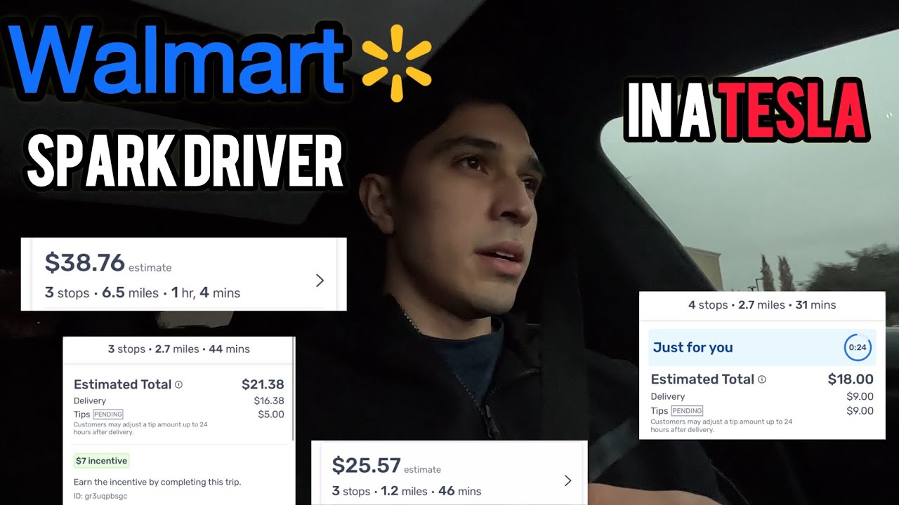 Искра от Walmart в моей Tesla (сумасшедшие цены за милю)