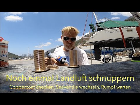 ⁣Noch einmal Landluft schnuppern: Drei Seeventile müssen gewechselt werden