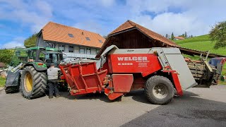 Stockpressen mit Welger D4000 Eigenbau | 2K24 das Hirschrudel... 🦌