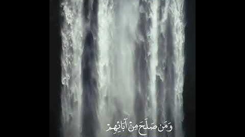 سورة الرعد 23-24 (جَنَّاتُ عَدْنٍ يَدْخُلُونَهَا وَمَن صَلَحَ مِنْ آبَائِهِمْ...).