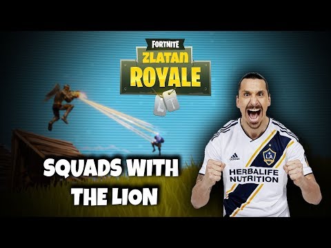 Playing Squads with my Brother Zlatan Ibrahimovic (Fortnite Battle Royale)