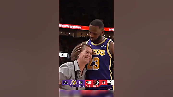 Wholesome Moment by lebron James 👑🥰 #shorts