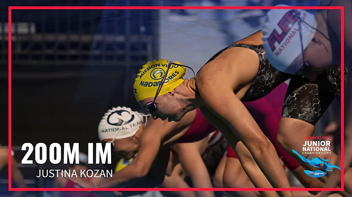 Justina Kozan Finishes 1st in 200M IM | 2022 Speed...