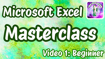 FREE Microsoft Excel Course - Video 1: Beginner