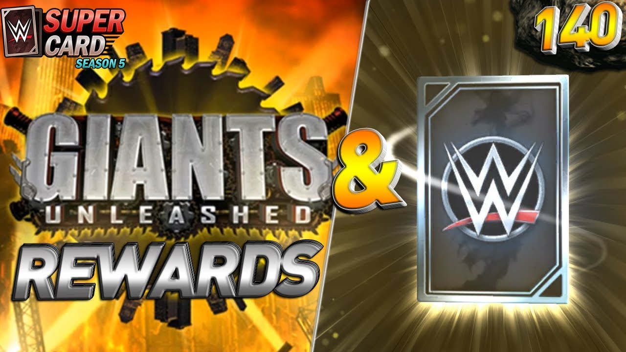 Giants Unleashed Rewards Best Points Strategy Wwe Supercard S5 - wwe supercard team rtgroblox game play billon