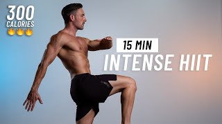 15 Min Intense HIIT Workout  ALL STANDING  No Squats or Lunges