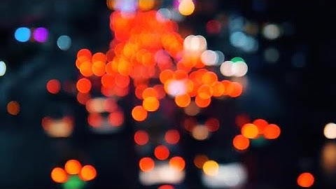 Traffic Jam Bokeh Stock Video
