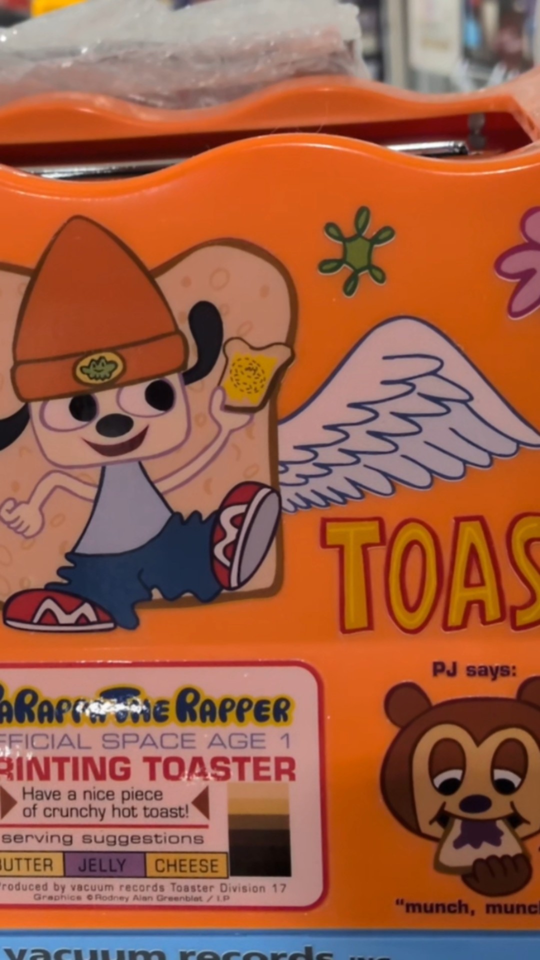 Parappa the Rapper toaster - YouTube