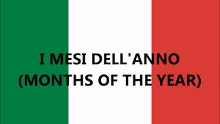 Italian lessons: days of the week - months - seasons (giorni della settimana - mesi - stagioni)