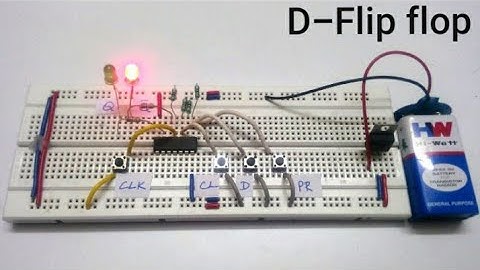 D-Flip flop practical Video in hindi