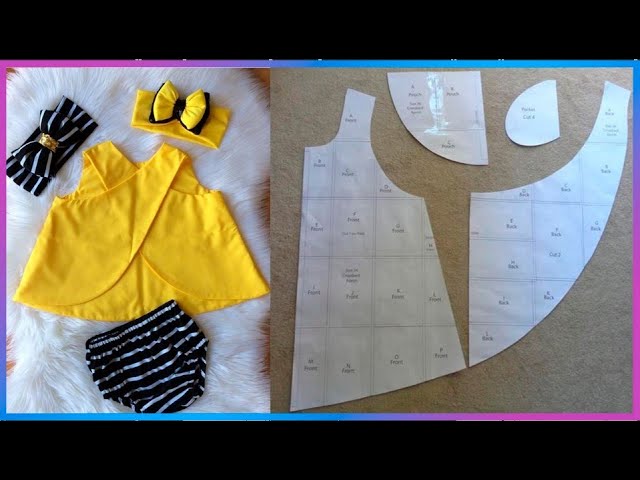 Costura Criativa para bebés recién nacidos, con estampado Floral, Tops YouTube
