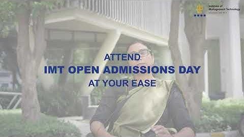 IMT Open Admissions Day | PGDM WE | IMT Ghaziabad | New Delhi