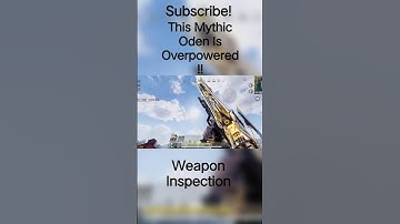 Mythic Oden Overpowered!! Inspection! #codm #cod #shorts