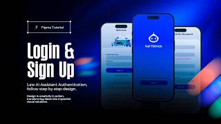 Authentication UI Pages in Figma  ||  Design a Law AI Assistant Bot App (Complete UI/UX Tutorial).