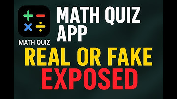 Math quiz app REAL OR FAKE ? EXPOSED!!
