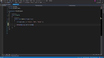 C# From Scratch - 02.13 Foreach loop