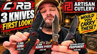 CJRB & Artisan Cutlery Sent Me 3 Knives… Here's My First Look! best budget knifes Update