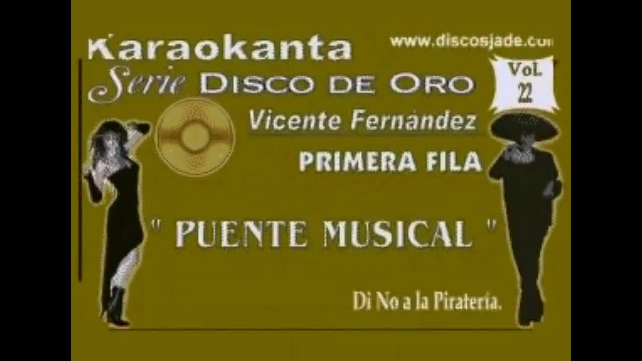 Urge Tono Bajo karaoke Vicente Fernandez YouTube