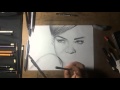 Rihanna charcoal drawing   wwwkapkaralamalarcom