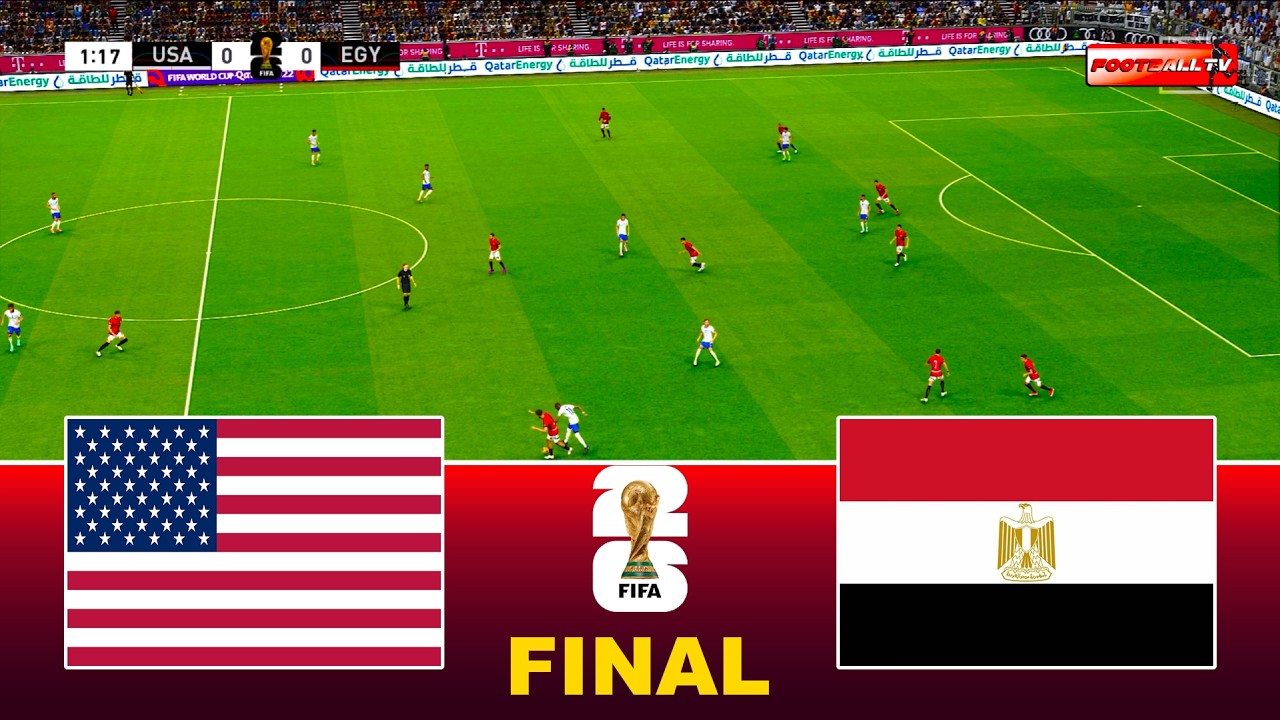 USA vs EGYPT - FIFA WORLD CUP 2026 FINAL | Full Match All Goals | Pes 21 Gameplay Simulation
