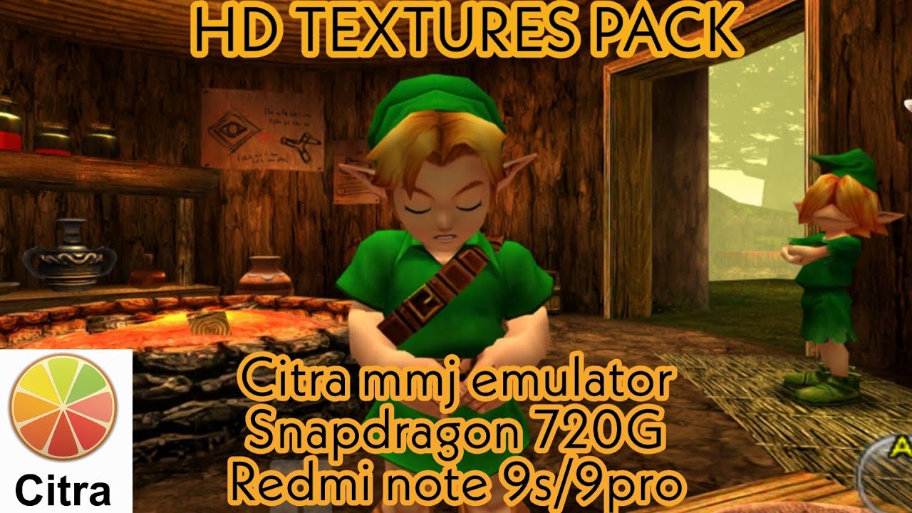Zelda: OoT on Citra MMJ with Henriko's incredible texture pack is