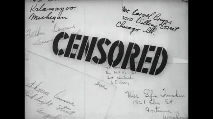 Private Snafu - Censored | 1944 | US Army Animated Training Film