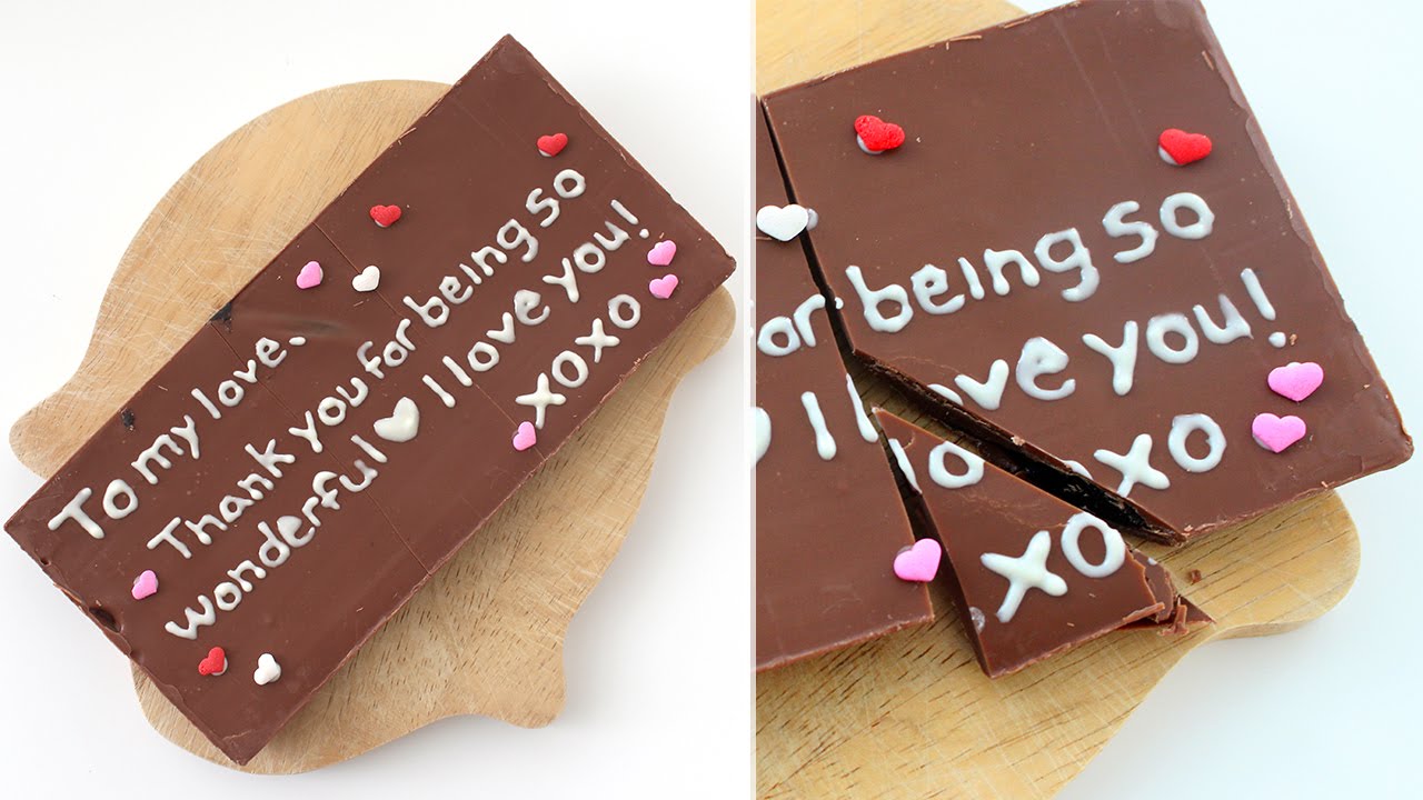 How to make chocolate letters How to make chocolate letters