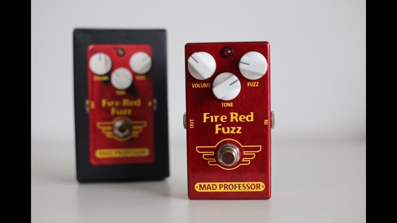 Demo/Review: Fire Red Fuzz Mad Professor - YouTube