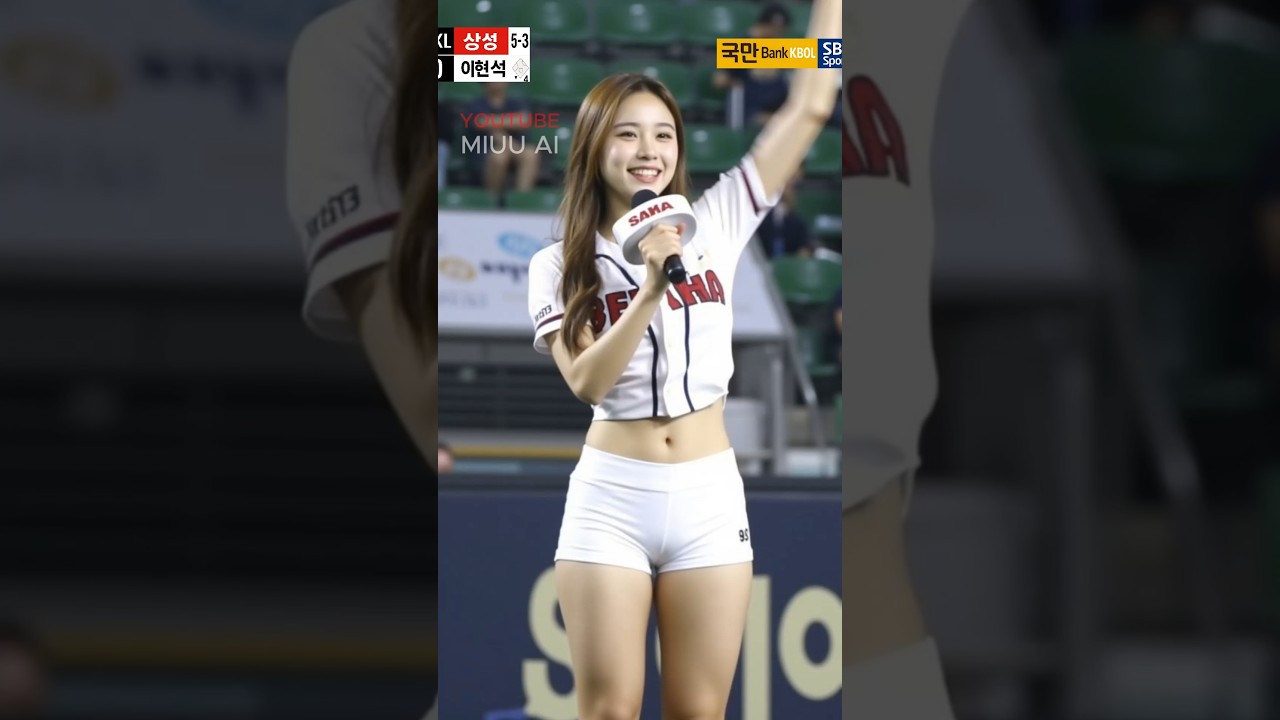 해설가도 반해버린 레전드 시구녀 #올림픽 #야구 #수영 #육상 #baseball