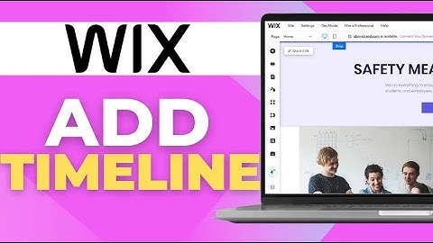 Hoe voeg je een tijdlijn toe aan een Wix-website?