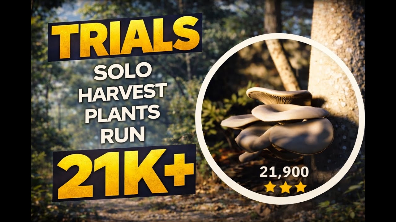 Solo Harvest Plants Trials Run 21K+