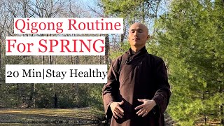 Qigong Daily Routine For Spring | 20 Min to Stretch Body and Heal