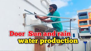 front door rain sun protection || rain and sun protection house || window rain shed design #shed