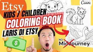 Cara Buat Kids Coloring Book Pakai ChatGPT, Leonardo AI, dan Canva, Bisa Jual di Etsy screenshot 5