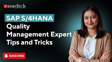 SAP S/4HANA Quality Management Expert Tips and Tricks | ZaranTech