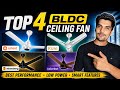 TOP 4 BLDC CEILING  FAN ORIENT ATOMBERG  Khul COLORBOT FULL DETAIL REVIEW 