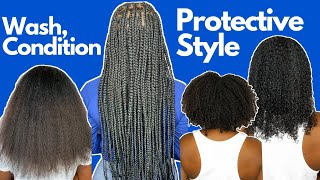 Hair Prep for Protective Style | Week 1 Hair Growth Challenge | Neki Cakes