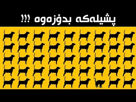 پێنج مەتەڵی زۆر قورس کە دەبێت جیاوازی بدۆزیتەوە