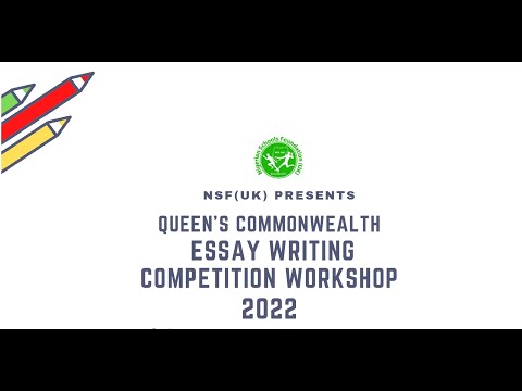 COMMONWEALTH ESSAY WRITING COMPETITION WORKSHOP 25th March 2022- Hosted by NSF(UK)